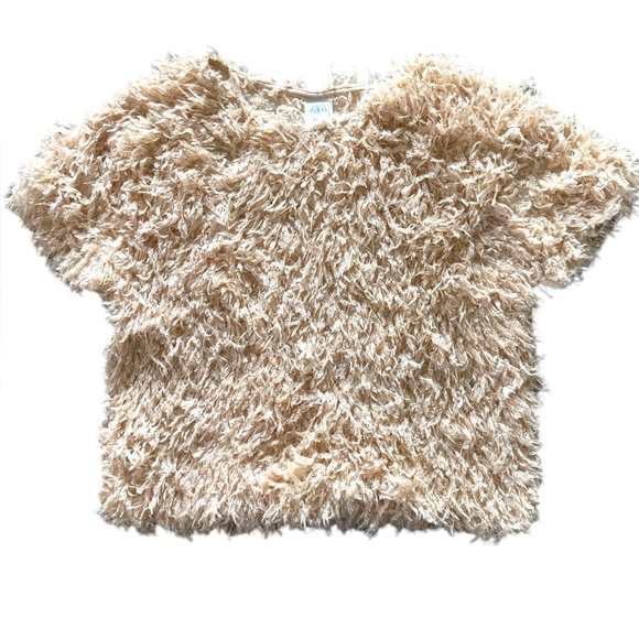 Zara Kids Feather Top - Picture 1 of 3